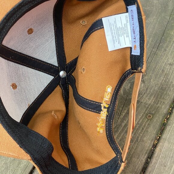 Carhartt Canvas Hat Baseball Cap Snapback - Picture 3 of 3